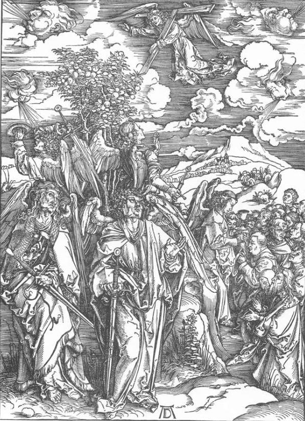 Чотири ангели зупиняють вітри та відзначають Обраного