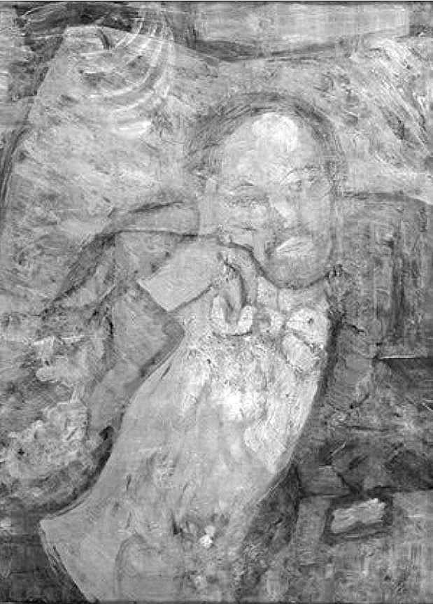 Приховане зображення під шарами фарб Синьої кімнати