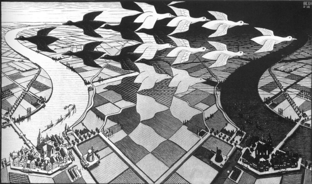 День та Ніч - М.Ешер