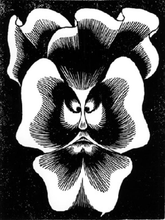 Flor de Pascua - La Pensee - Ешер