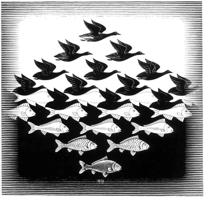 Небо і Вода - М.Ешер