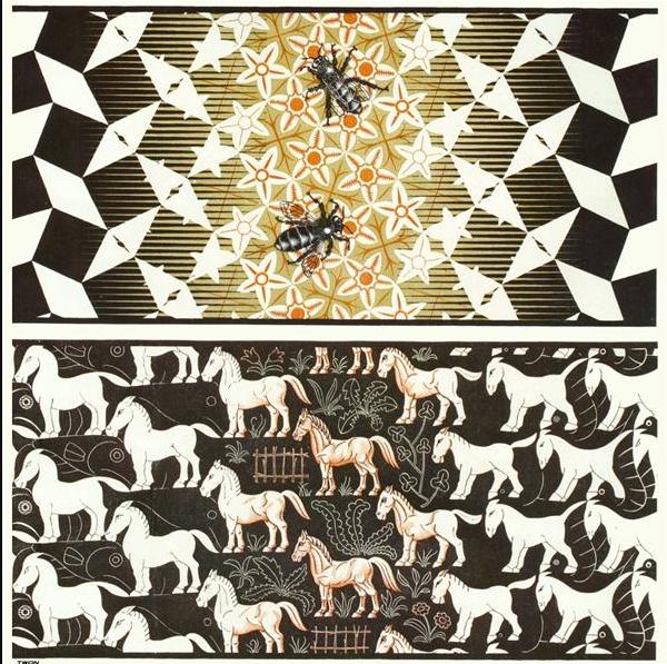 Метаморфози III - М.Ешер