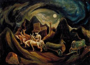 Момент до впізнавання у феноменології - На Захід, Дж. Поллок, 1934