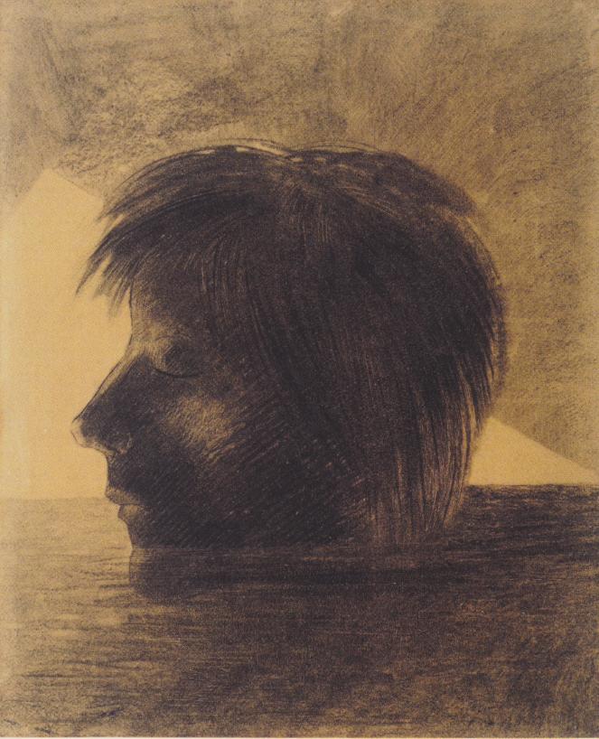 Голова Орфея на воді або містика - Редон