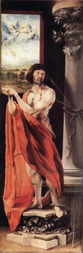 Св. Себастьян, Матіас Грюневальд