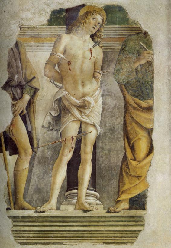 Св. Себастьян поруч з Св. Петром - Перуджино