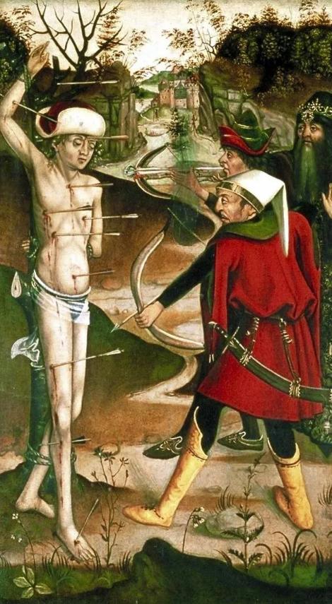 Мучеництво Св. Себастьяна, 1490