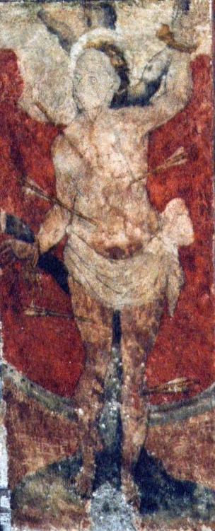 Св. Себастьян пронизанй стрілами