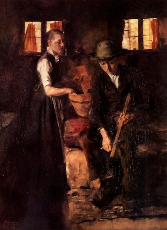 На кухні, Вільгельм Лейбль, 1898