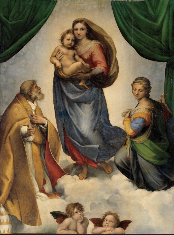 Архетип Матері, Сикстинська Мадонна Рафаеля Санті.