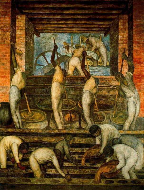 Цукровий млин, Дієго Рівера, 1923