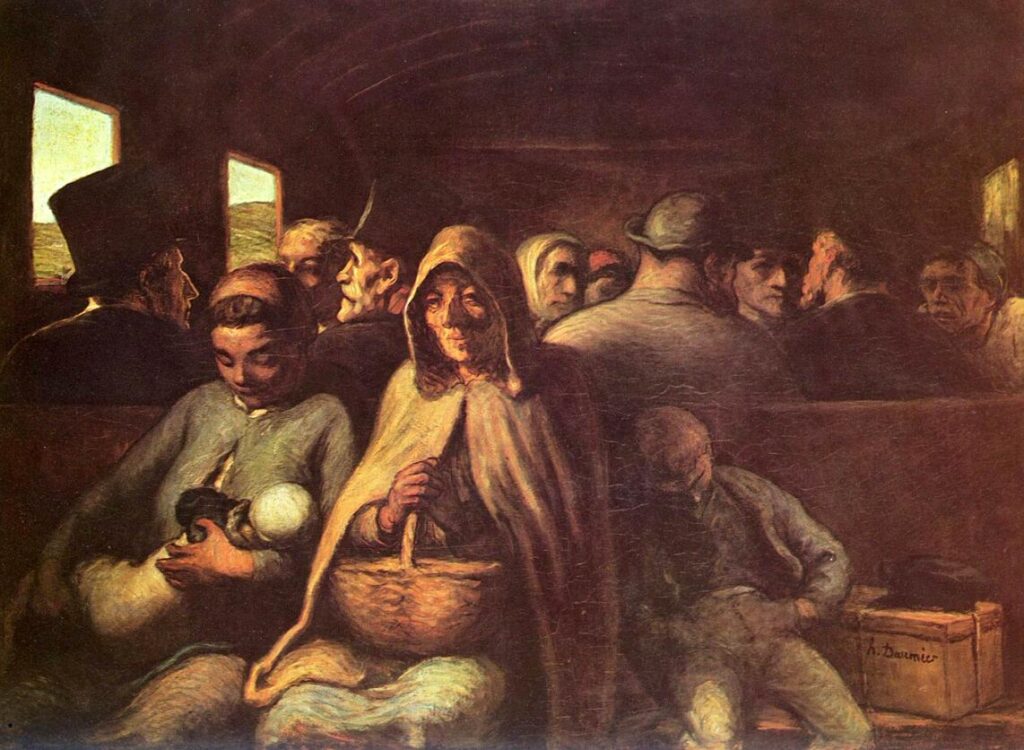 Вагон третього класу - Оноре Дом’є