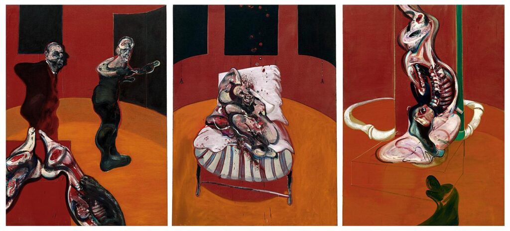Three Studies for a Crucifixion - - Френсіс Бекон