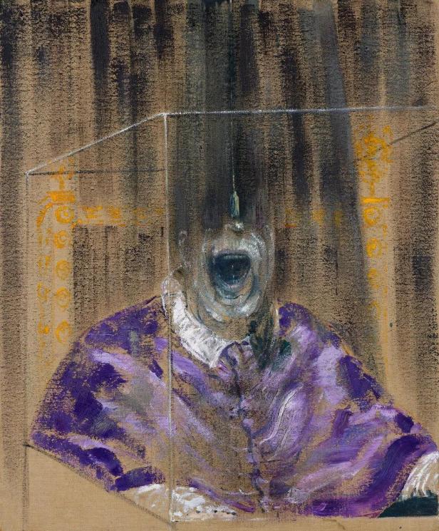 Study after Velázquez's Portrait of Pope Innocent X - Френсіс Бекон