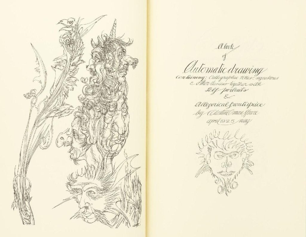 Книга автоматичного письма 1925р. Спейр