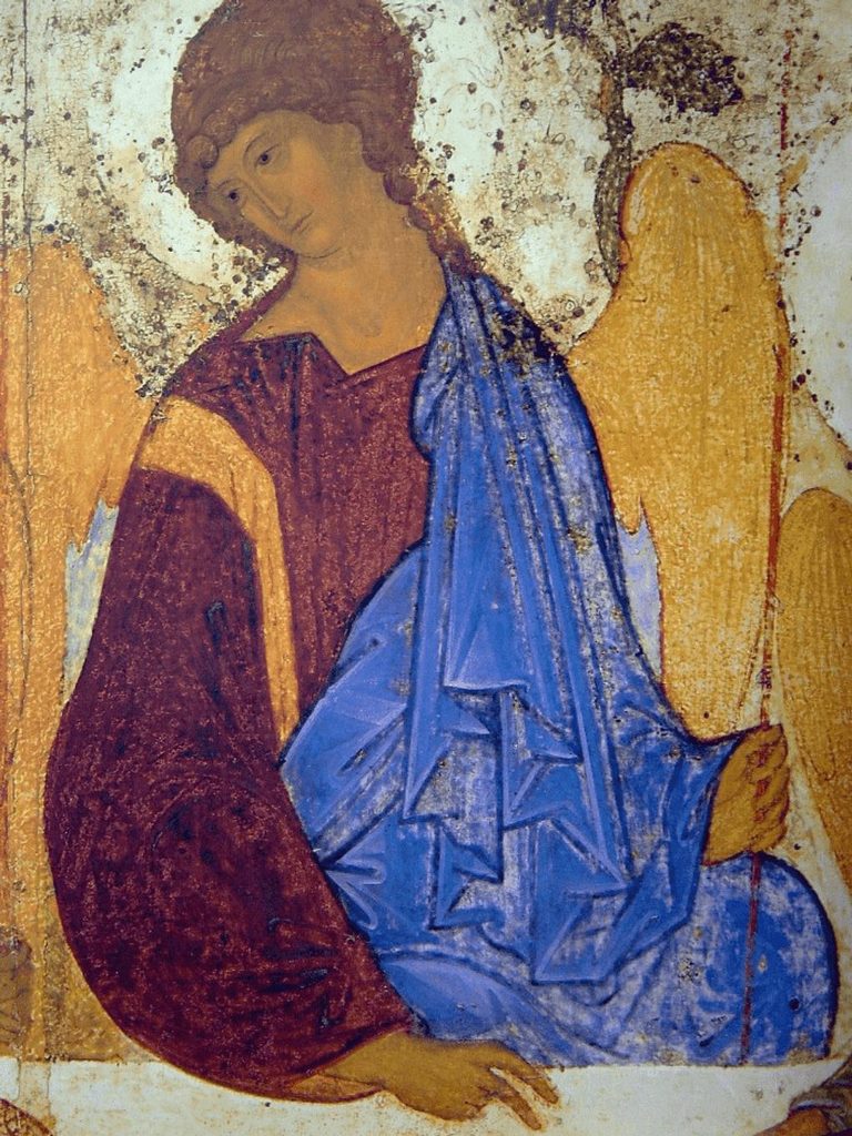 Фрагмент Трійці Рубльова
